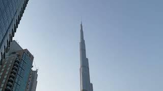 Walking around Burj Khalifa