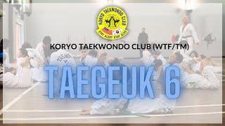 Taegeuk 6 - Blue 2 Belt Koryo Taekwondo Club