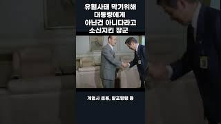 유혈사태 내전 등으로 확산 막기 위해 대통령에게 아닌건 아니다 라고 소신 지킨 민병돈 장군