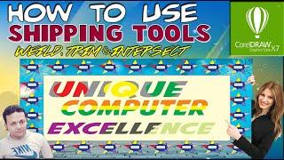 SHIPPING TOOLS OPTIONS IN CORELDRAW #coreldraw