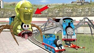 Thomas The Tank Engine Is Chased By A Cursed Cannibal Train in Garry's Mod