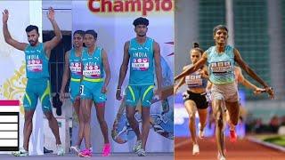 India wins Gold in Mixed 4x400 relay - Asian relay 2024