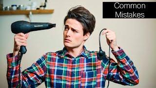 3 Popular/Common Hairstyling Mistakes | Mens Hair Tips