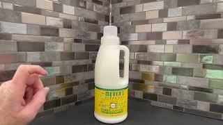 Honest Reivew of Mrs  Meyers Clean Day Fabric Softener