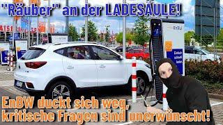 "RÄUBER" an der Ladesäule: EnBW duckt sich weg, kritische Fragen unerwünscht! #Rant #glosse