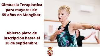 Gimnasia terapéutica en Mengibar para mayores de 55 años.