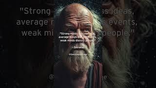 Socrates' Wisdom: Elevating Your Mindset from Weak to Strong  #quotesaboutlife #quotes #socrates