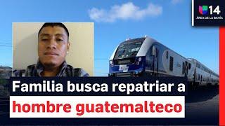 Guatemalteco intentaba cruzar las vías del tren cuando fue atropellado: su familia busca repatriarlo