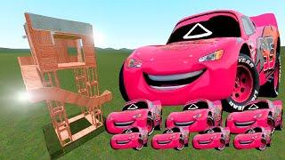 Lightning McQueen squid game Nextbots vs Towers Gmod in Garry's Mod