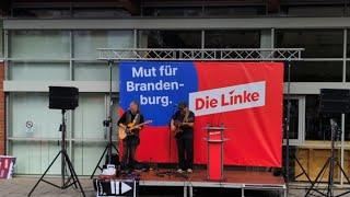 Gregor Gysi, Sebastian Walter - Wahlkampf Die Linke - Oranienburg 19.09.2024