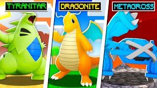 ATRAPÉ a TODOS los Pokémon Pseudo LEGENDARIOS en Minecraft Pixelmon!