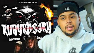 COLE STILL TOP 3! A$AP ROCKY x J. COLE - RUBY ROSARY | REACTION