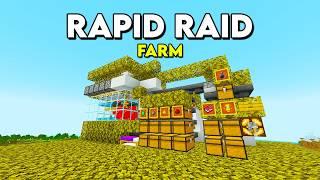 Rapid Raid Farm in Minecraft Bedrock 1.21