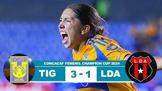 Tigres UANL Femenil vs Alajuelense 3-1 Resumen Goles 2024