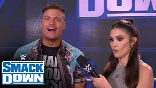 Grayson Waller interrupts Cathy Kelley to break some news: SmackDown Exclusive, Aug. 4, 2023