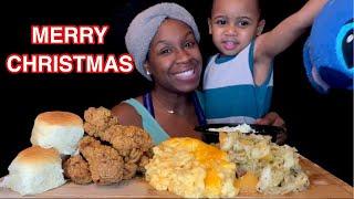 CHRISTMAS DINNER MUKBANG! SOUL FOOD 먹방 • MERRY CHRISTMAS 2020 EATING SHOW • YARNIJ