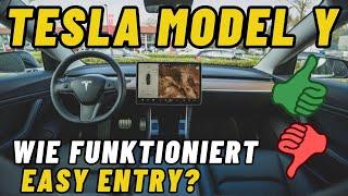 Tesla Model Y : Easy Entry, die Einstiegshilfe! Wie gut funktioniert das wirklich?#tesla