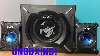 Genius GX Gaming SW G2 1 2000 Gaming Speakers Unboxing!