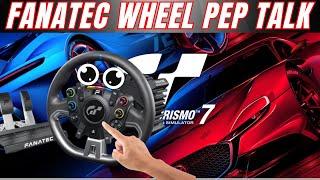 Gran turismo 7 Fanatec Wheel Pep Talk