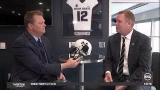 KSL Sports Live Exclusive: Utah State Head Coach Bronco Mendenhall Sits Down With Jeremiah Jensen