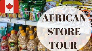 AFRICAN STORE TOUR 2022 | NIGERIAN FOODS SHOPPING IN REGINA SK | HERITAGE AFRICAN STORE | FUNKESUYI