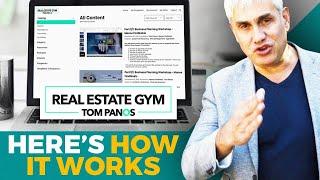 How does the Real Estate Gym training work?