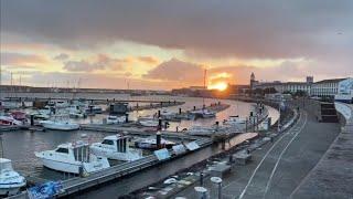 LIVE: Walk City Center and Sunset - Ponta Delgada Azores Portugal - 28.01.2023