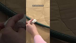 This how to repair a garden hose quickly and easily