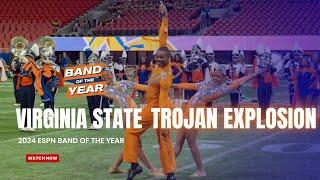 Virginia State University "Trojan Explosion"| 2024 Band Of The Year | Watch in 4K!!!!