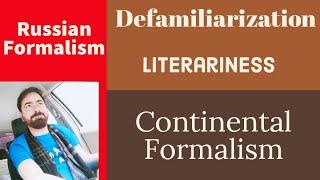 Formalism Literary Criticism |Formalist Criticism| de​fa​mil​iar​ization by Victor Shklovsky