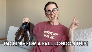 Packing for a fall trip to London | BLUSHFUL BELLE