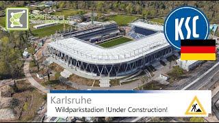 Wildparkstadion | Karlsruher SC | Google Earth 360° Rotation