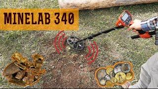 მეტალო დეტექტორი MINELAB 340 metal detector მიმოხილვა