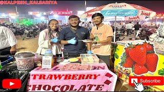 The London Strawberry Chocolate Shop Food Vlog Surat | Kalpesh Kalsariya Vlog | #surat #foodie