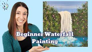 How to Paint an Easy Waterfall