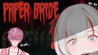 [GAMING] COLLAB GAME HORROR PAPER BRIDE ft. @AozoraKurumi [Gone Wrong] (At 3 AM) ⁉️