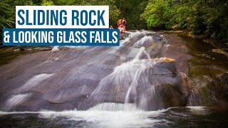 Sliding Rock NC 2024 (and Looking Glass Falls)