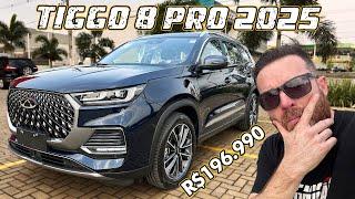 TIGGO 8 PRO 2025   Supera em Preço e Tecnologia Toda a Concorrência!