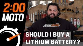 2 Minute Moto - Should I Buy A Lithium Battery?