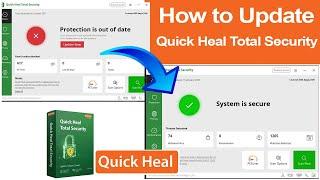 How to update Quick Heal Total Security Antivirus Manually?