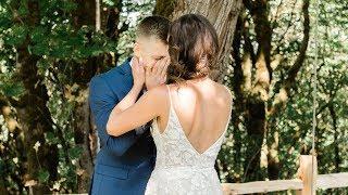 Kari & Kyle // Ridgefield, WA Wedding Highlight video - Best First look Ever