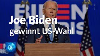 Nach Sieg in Pennsylvania: Joe Biden gewinnt US-Präsidentenwahl