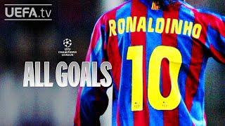 RONALDINHO: ALL #UCL GOALS!