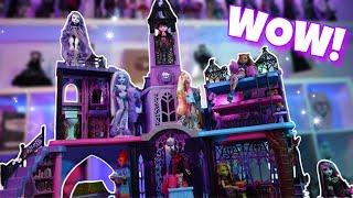 MONSTER HIGH HAUNTED HIGH SCHOOL DOLL HOUSE UNBOXING!