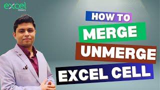 How to Merge The Cell in Excel | Format the Text into Vertical in Excel