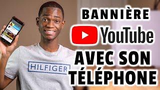 Créer une Bannière YouTube Sur TÉLÉPHONE (CANVA)