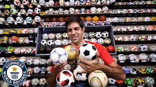 La colección de balones de fútbol más grande del mundo - Guinness World Records