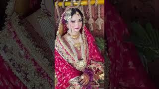 Exquisite Red Pakistani Bridal Dress Look  | Bridal Outfit Inspiration  #beautytips #makeup