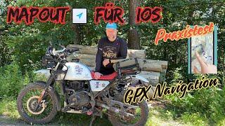 Map Out Offroad GPX Navigation für iOS im Praxistest - ADV Tips (subtitles available)