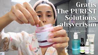 Gratis The Purest Solutions Alışverişim | Hassas Cilt Bakım Rutini oluşturdum